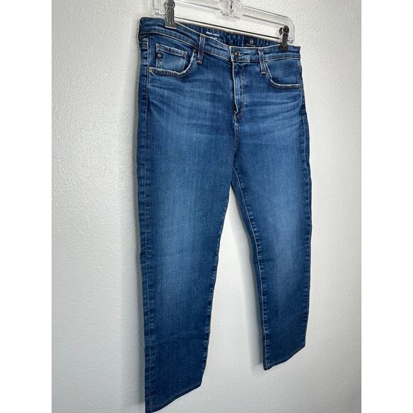 AG Medium Wash Whiskered Prima Ankle Cigarette Ankle Jeans 31 - Picture 2 of 12